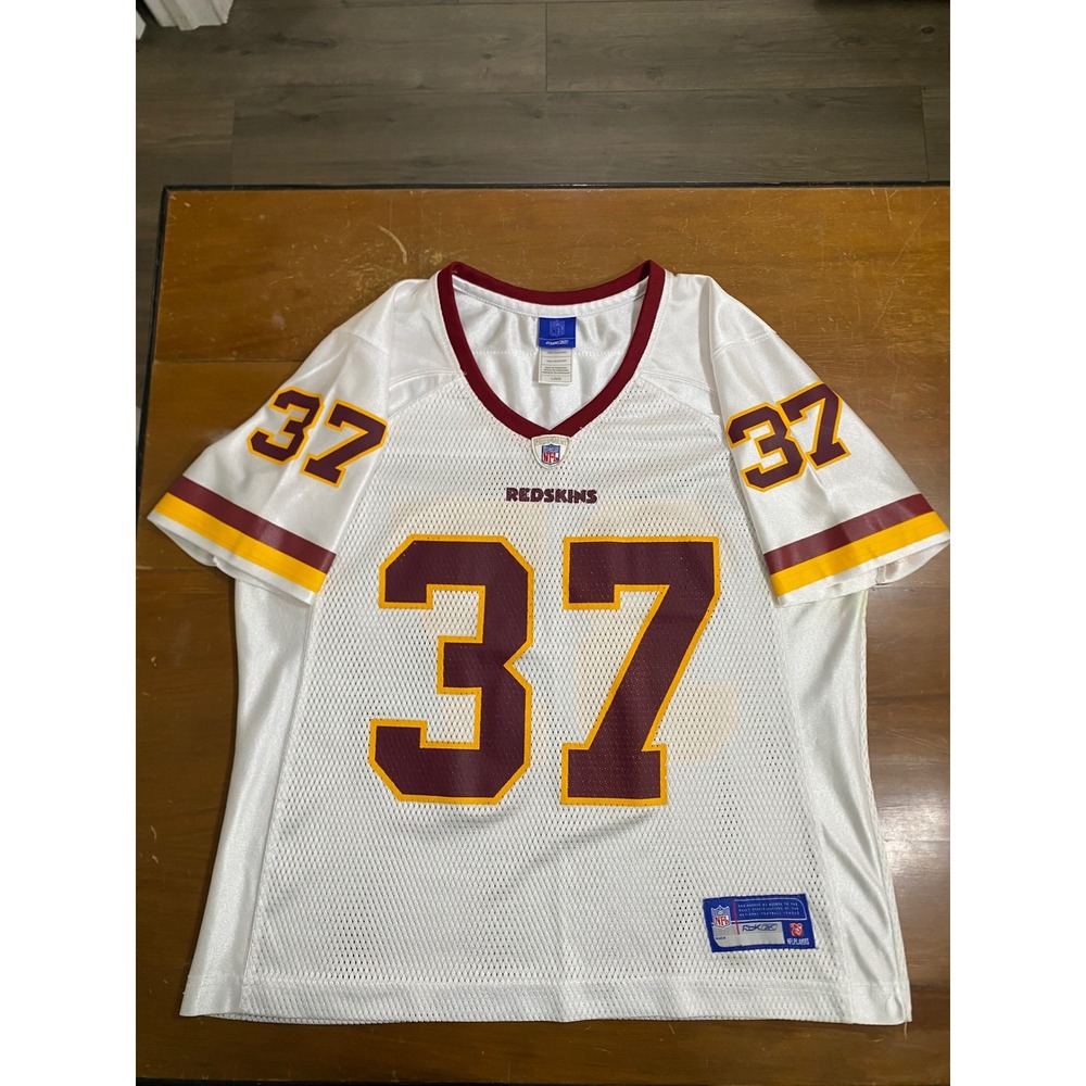 Reebok Washington Redskins Football Jersey Women Large White Reed Doughty 37